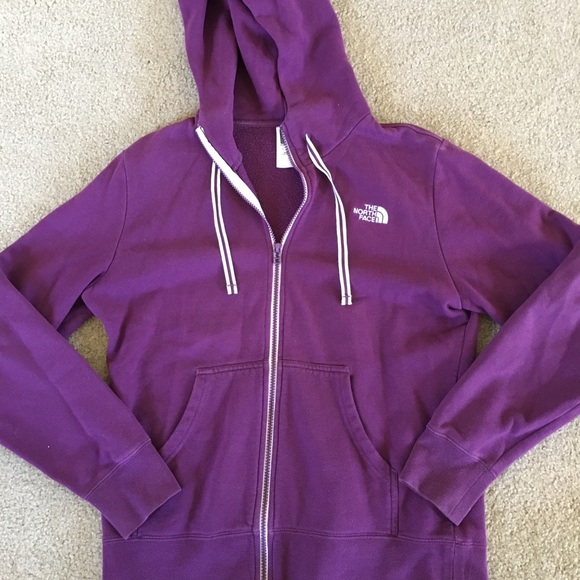 north face button up hoodie